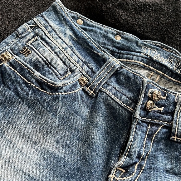 MISS ME jeans size 28 boot cut- only worn twice still in near perfect condition - Picture 5 of 6